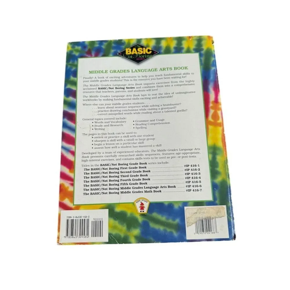 Basic Not Boring Language Arts Workbook Middle School - Picture 5 of 5
